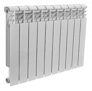 Биметаллический радиатор 10 секций, 560х770х78, ROMMER Optima BM 500, белый RBM-0210-050010 